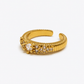 Gold-Tone Gypsophila Ring