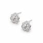 Vintage Floral Cross Stud Earrings
