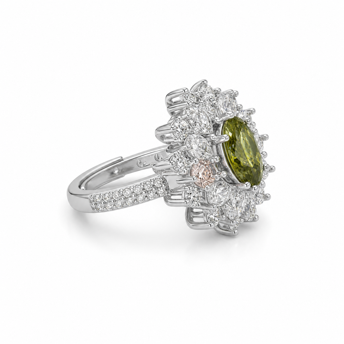 Romantic Zircon Ring
