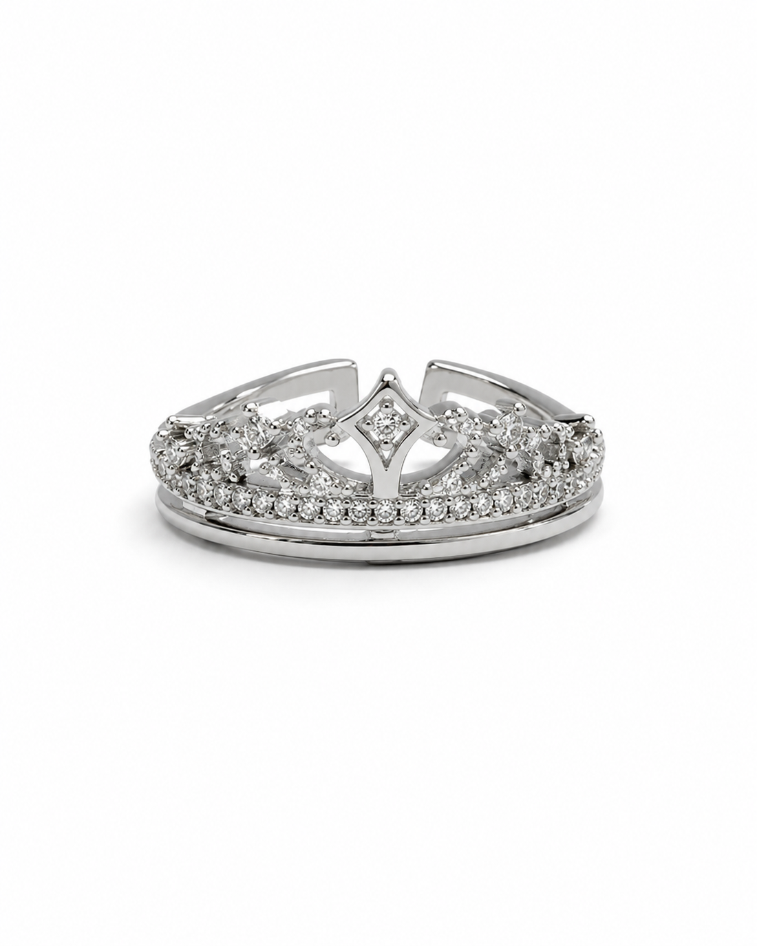 Classic Elegant Crown Ring