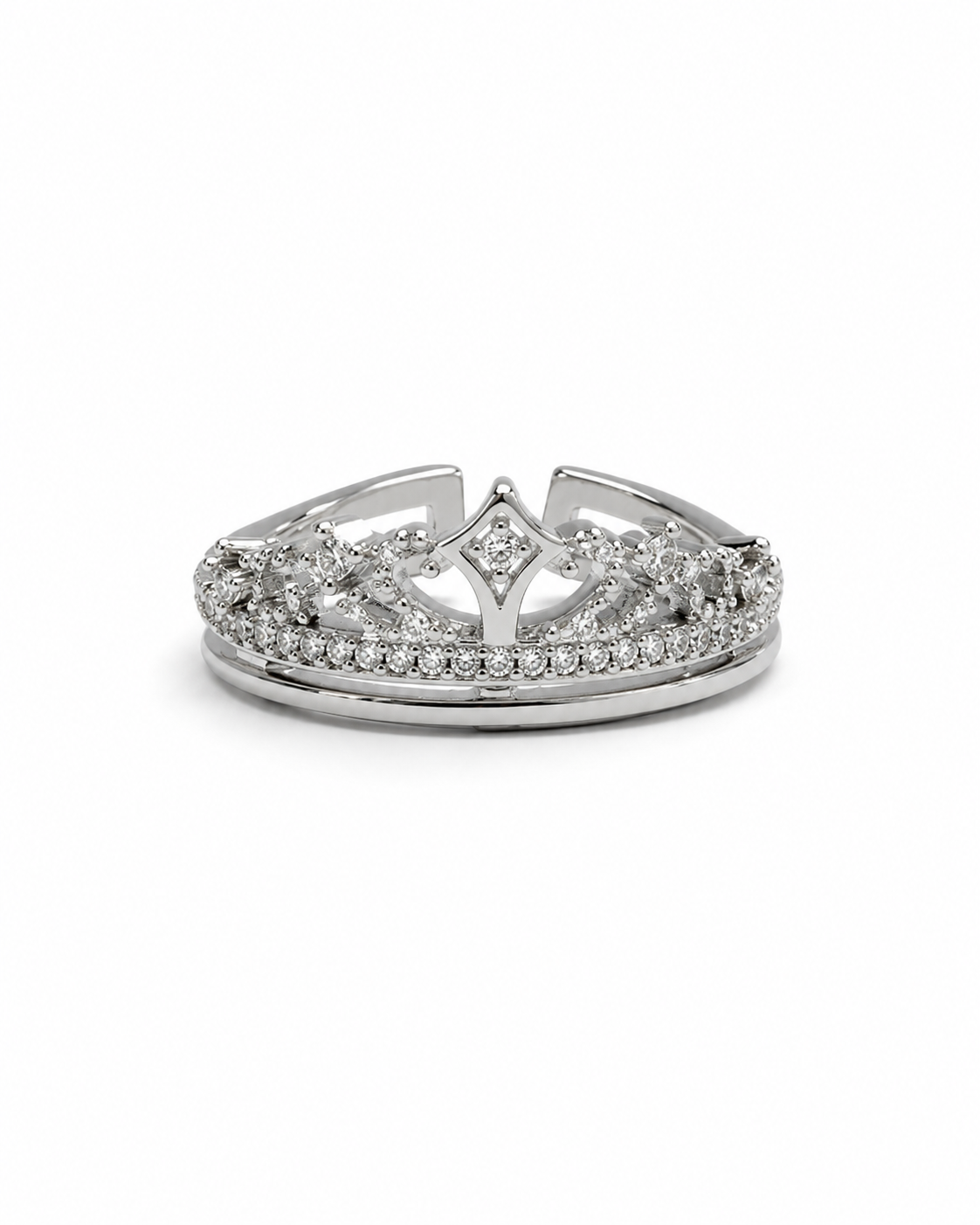 Classic Elegant Crown Ring