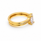 Layered Zircon Ring