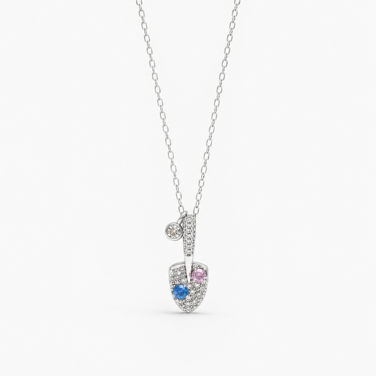Blue Lace Zircon Necklace