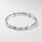 Classic Elegant Silver-Tone Bracelet
