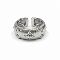 Gold-Tone Clover Ring