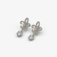 White Flower Earrings