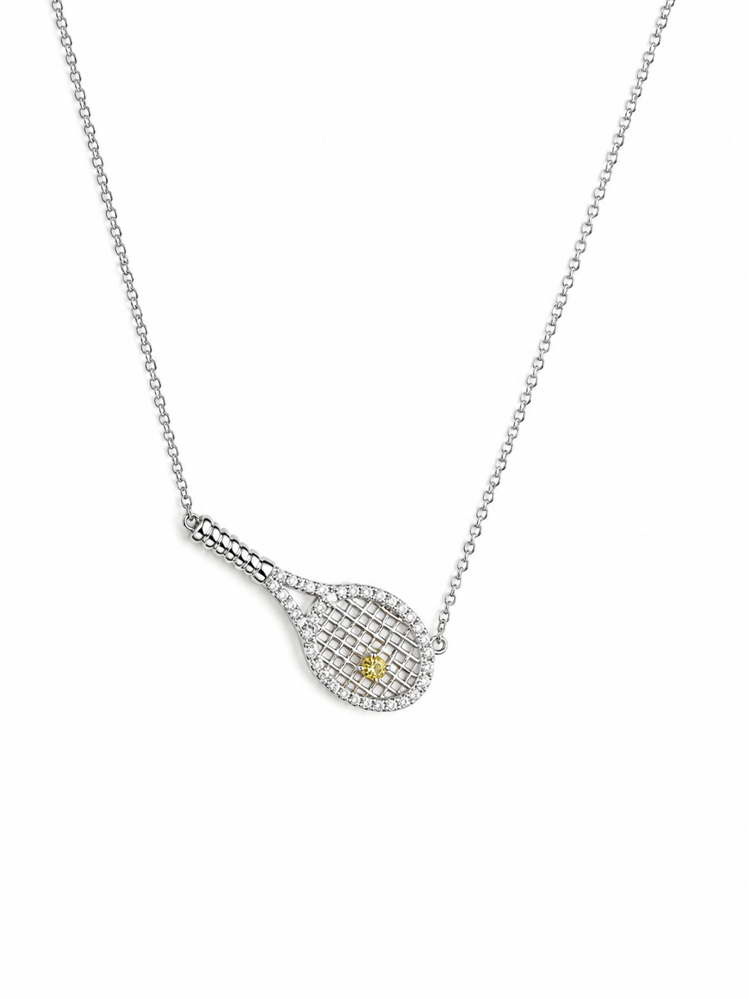 Tennis Racket Necklace