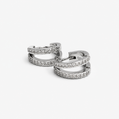 White Zircon Earrings