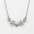 Delicate White Lace Chain Necklace