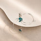 Blue Stone Minimal Earrings