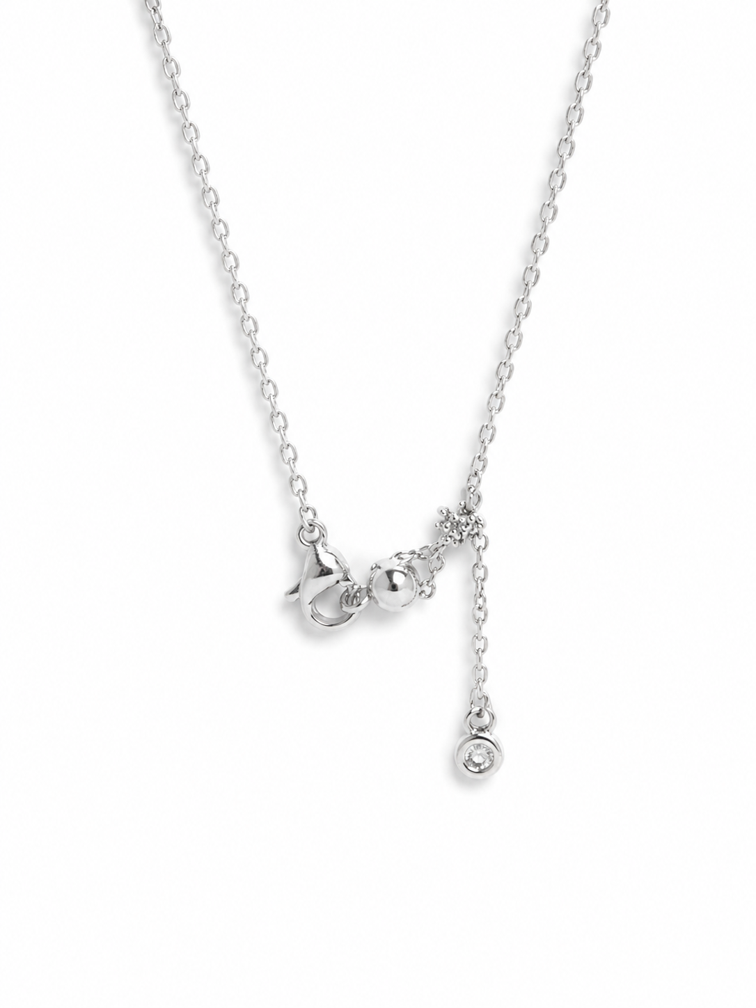 White Pearl Lace Necklace