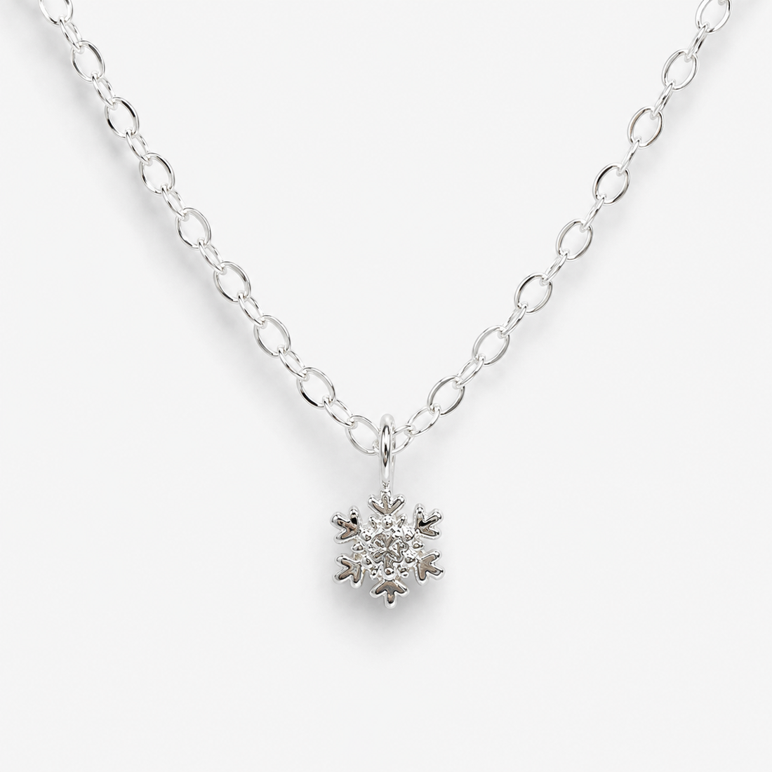 Elegant Snowflake Necklace