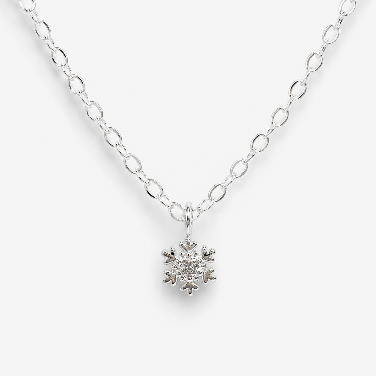 Elegant Snowflake Necklace