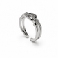 Elegant Silver-Tone Ring