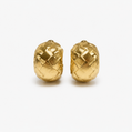 Silver Needle Gold-Tone Braided Earrings
