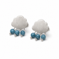 Elegant Blue Earrings