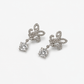 White Flower Earrings