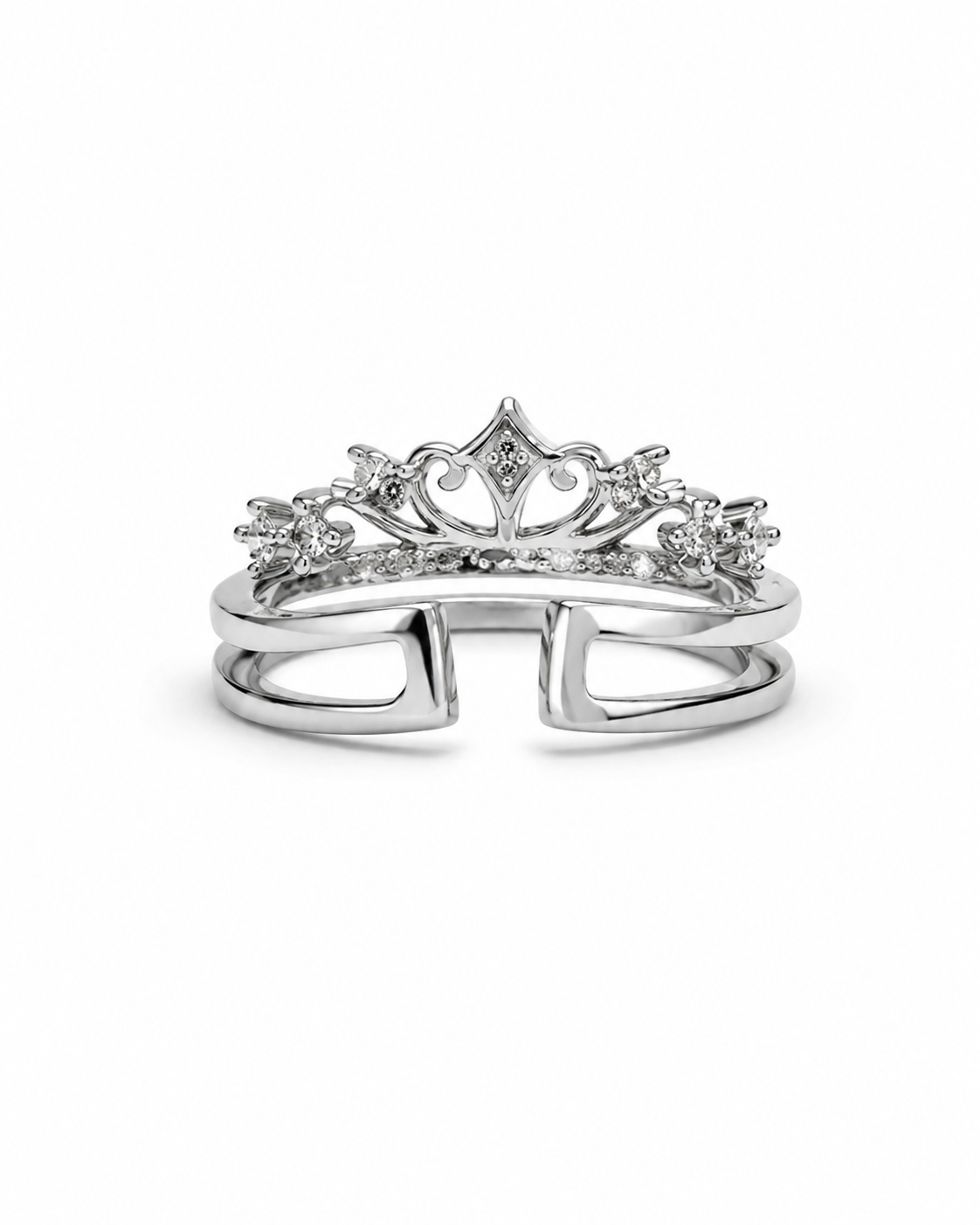 Classic Elegant Crown Ring