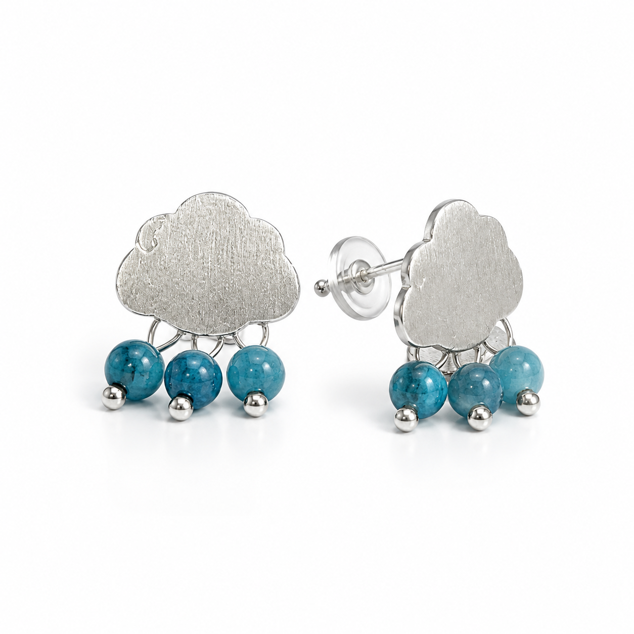 Elegant Blue Earrings