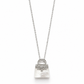 White Pearl Lace Necklace