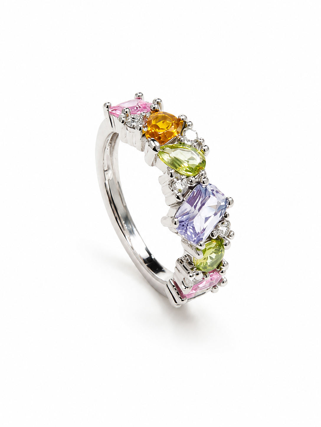 Delicate Elegant Silver-Tone Ring