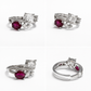 Silver-Tone Flash Zircon Ring