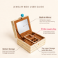 Luxe Tweed Jewelry Box Set with Mini Travel Case & Mirror