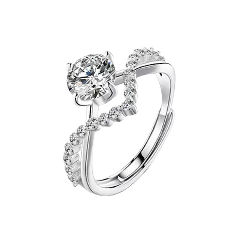 Elegant Crown Ring