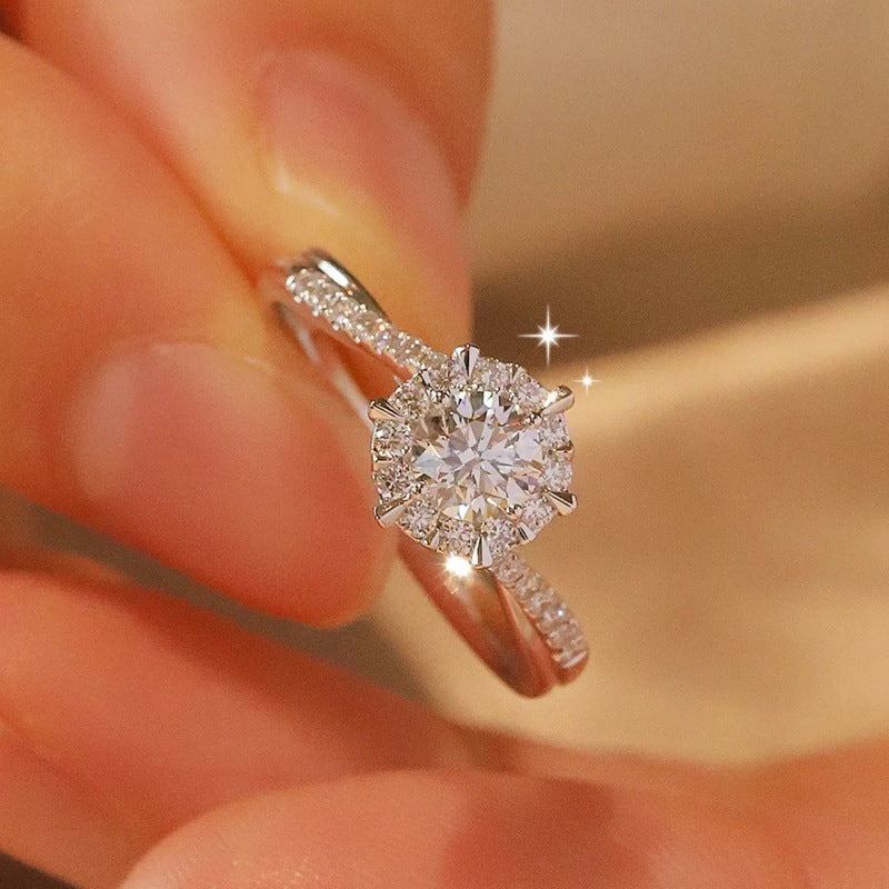 Elegant Weaving Ring