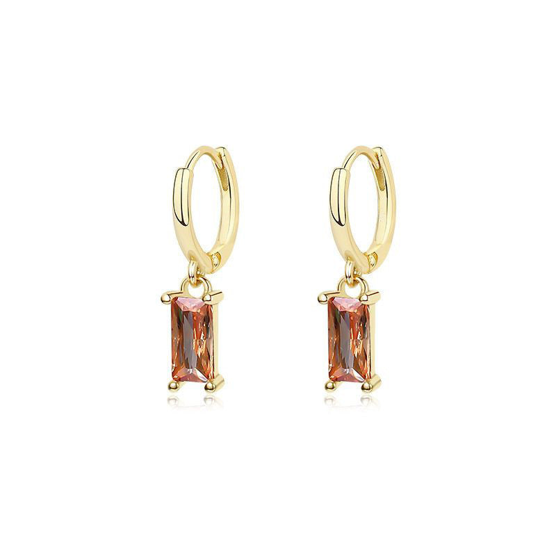 Minimalist Zircon Earrings