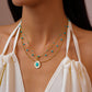 Vintage Zircon Necklace