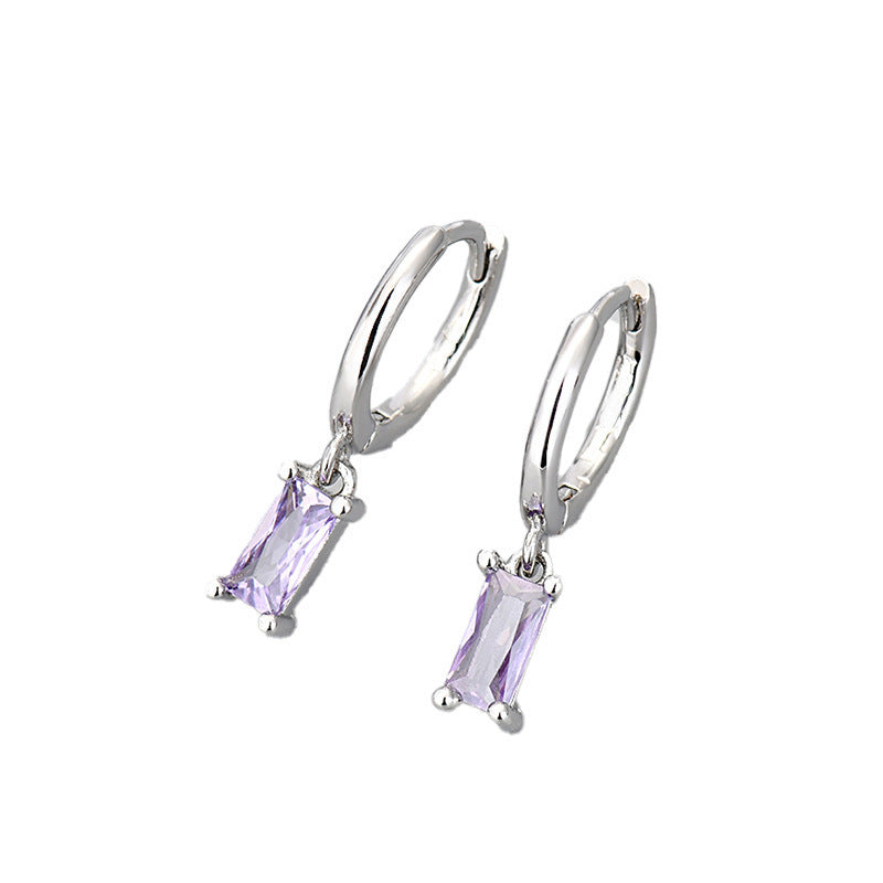 Minimalist Zircon Earrings