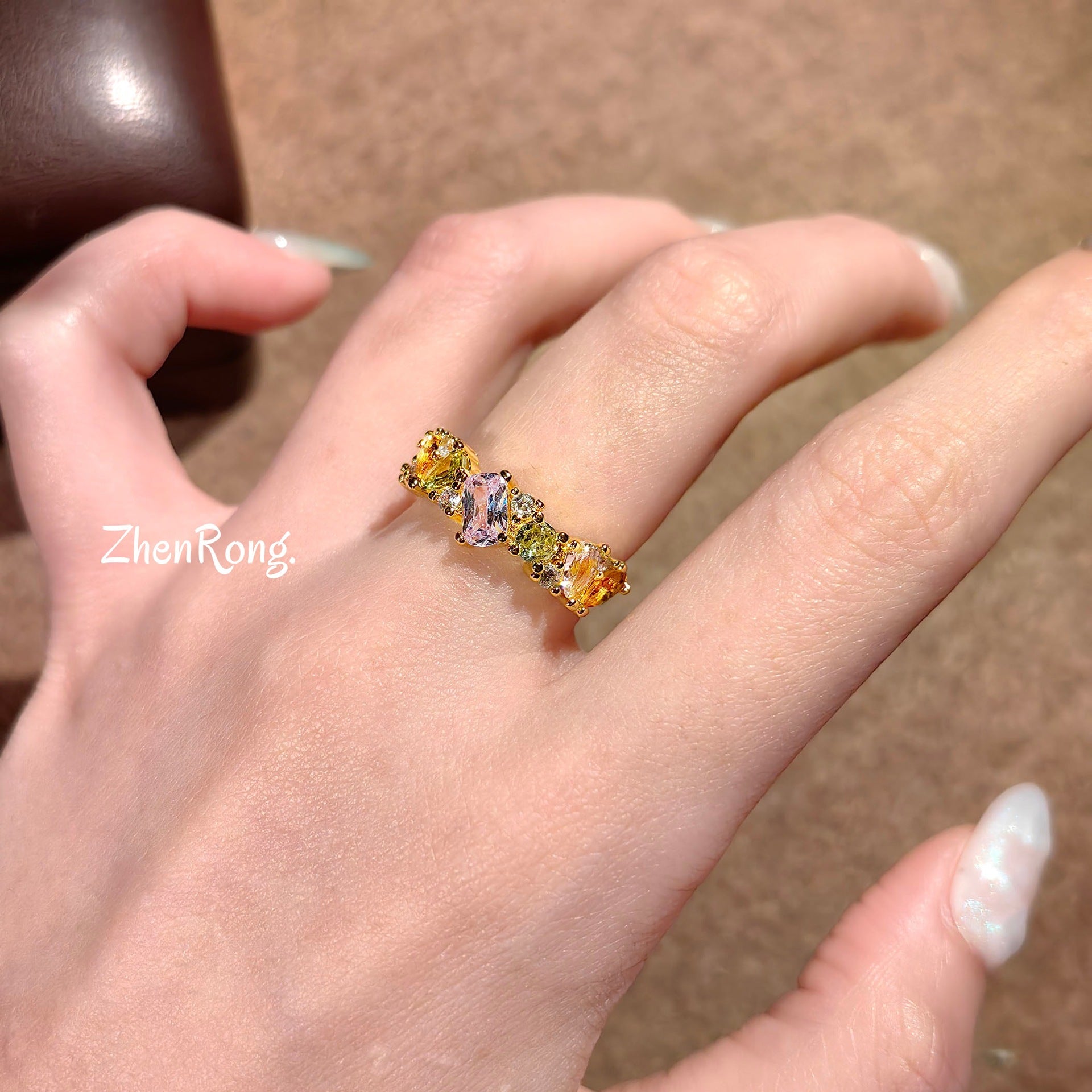 Delicate Elegant Silver-Tone Ring