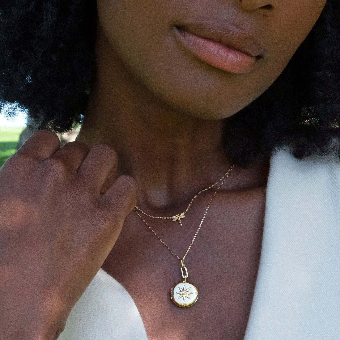 Vintage Square Necklace