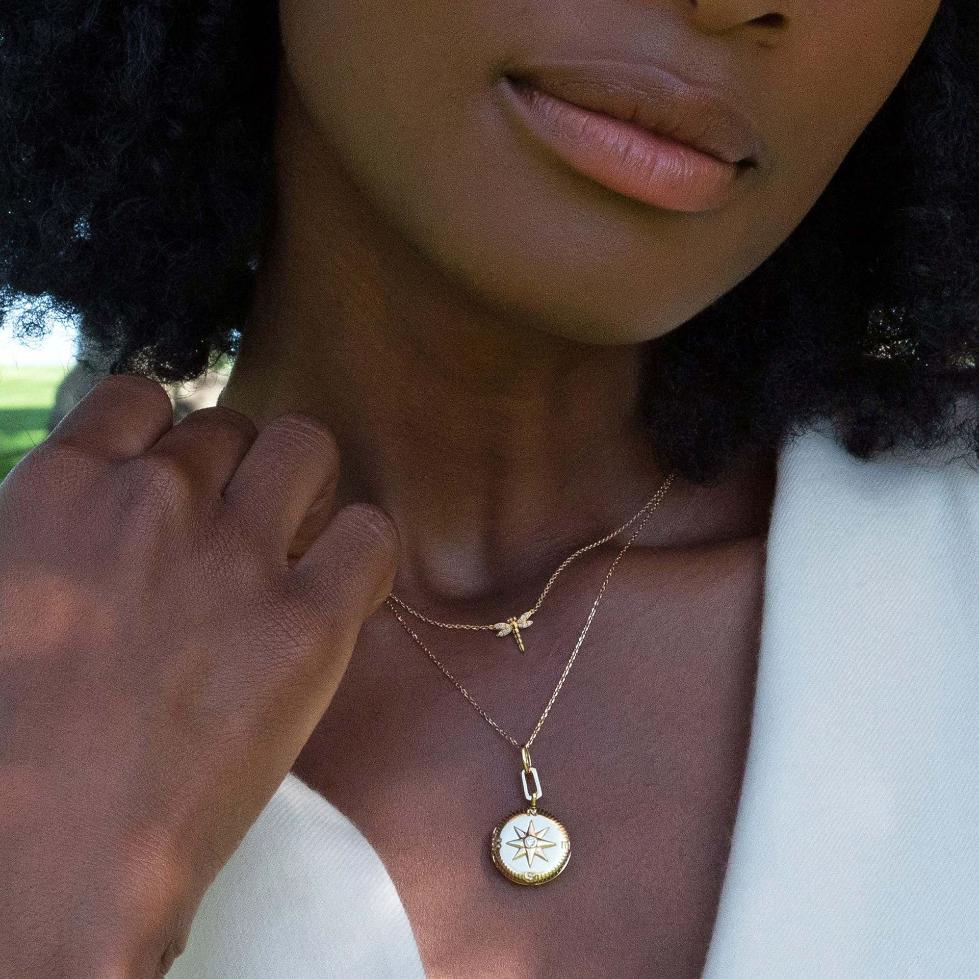 Vintage Square Necklace