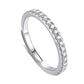 White Zircon Ring
