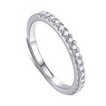White Zircon Ring