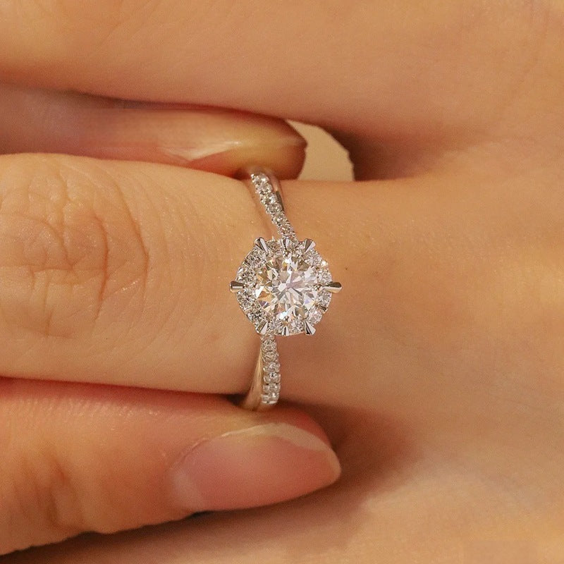 Elegant Weaving Ring