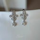 White Flower Earrings