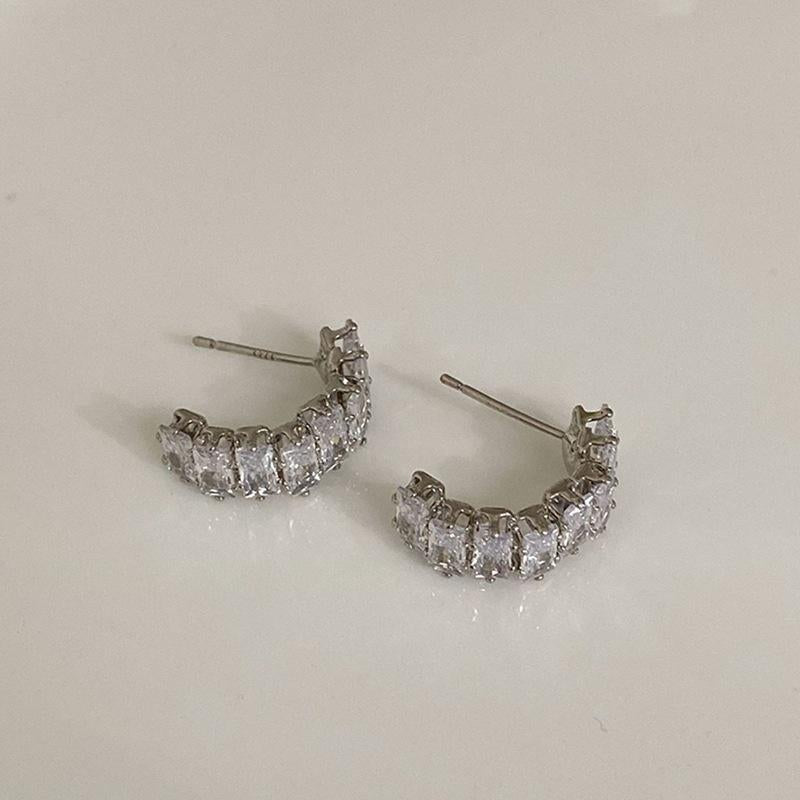 Elegant Zircon Earrings