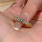 Gold-Tone Gypsophila Ring