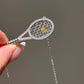 Tennis Racket Necklace