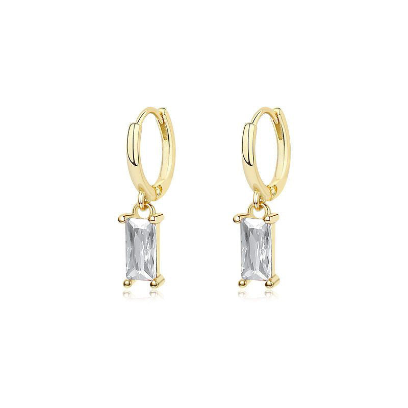 Minimalist Zircon Earrings