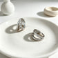 White Zircon Earrings
