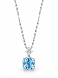 Azure Rose 14K/18K Gold-Plated Pendant Necklace