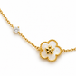 Ivory Blossom 14K/18K Gold-Plated Adjustable Bracelet