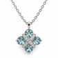 Seafoam Bloom 14K/18K Gold-Plated Pendant Necklace