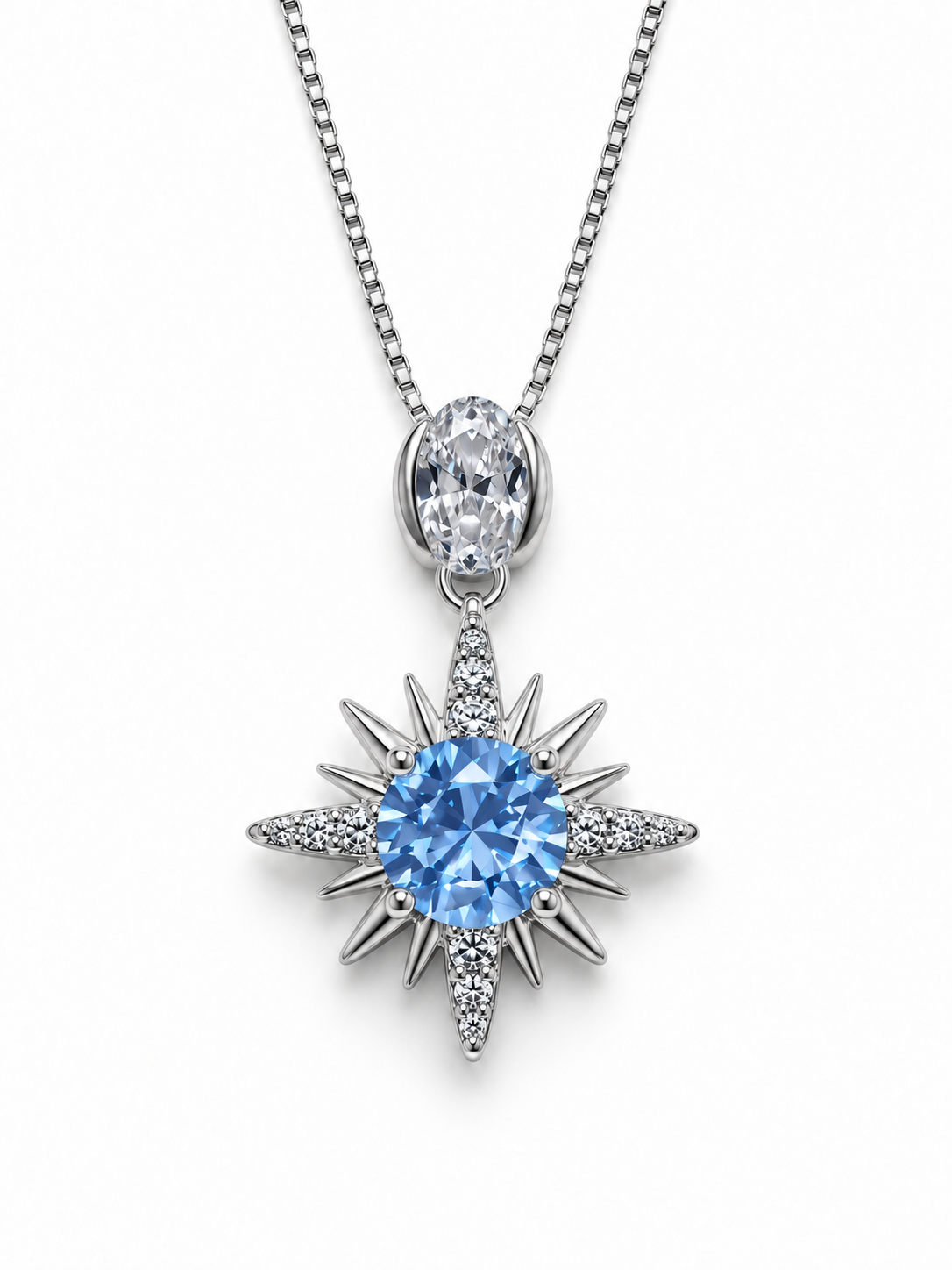Celestial Azure 14K/18K Gold-Plated Starburst Necklace