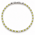 Azure Radiance 14K/18K Gold-Plated Tennis Bracelet