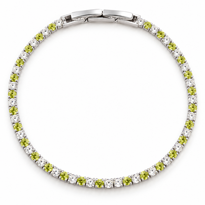 Azure Radiance 14K/18K Gold-Plated Tennis Bracelet